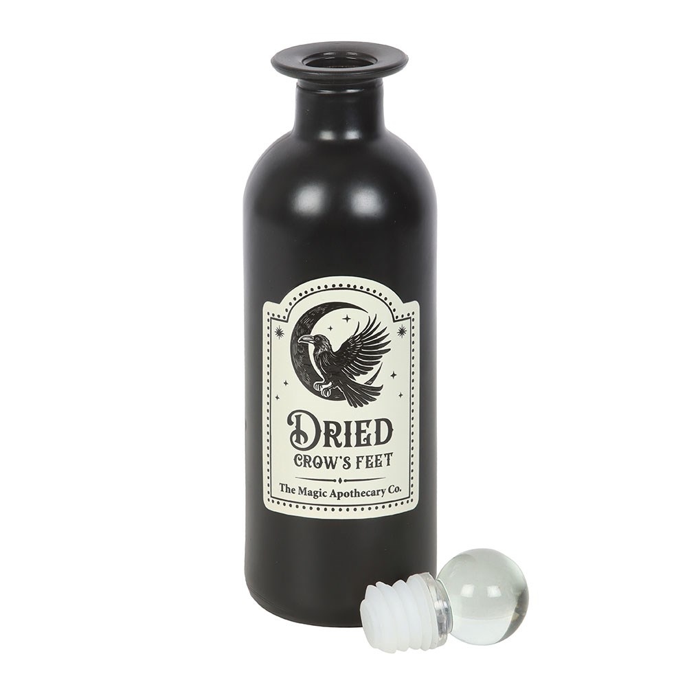 Something Different - Dried Crow's Feet Decorative Trankflasche - Schwarz